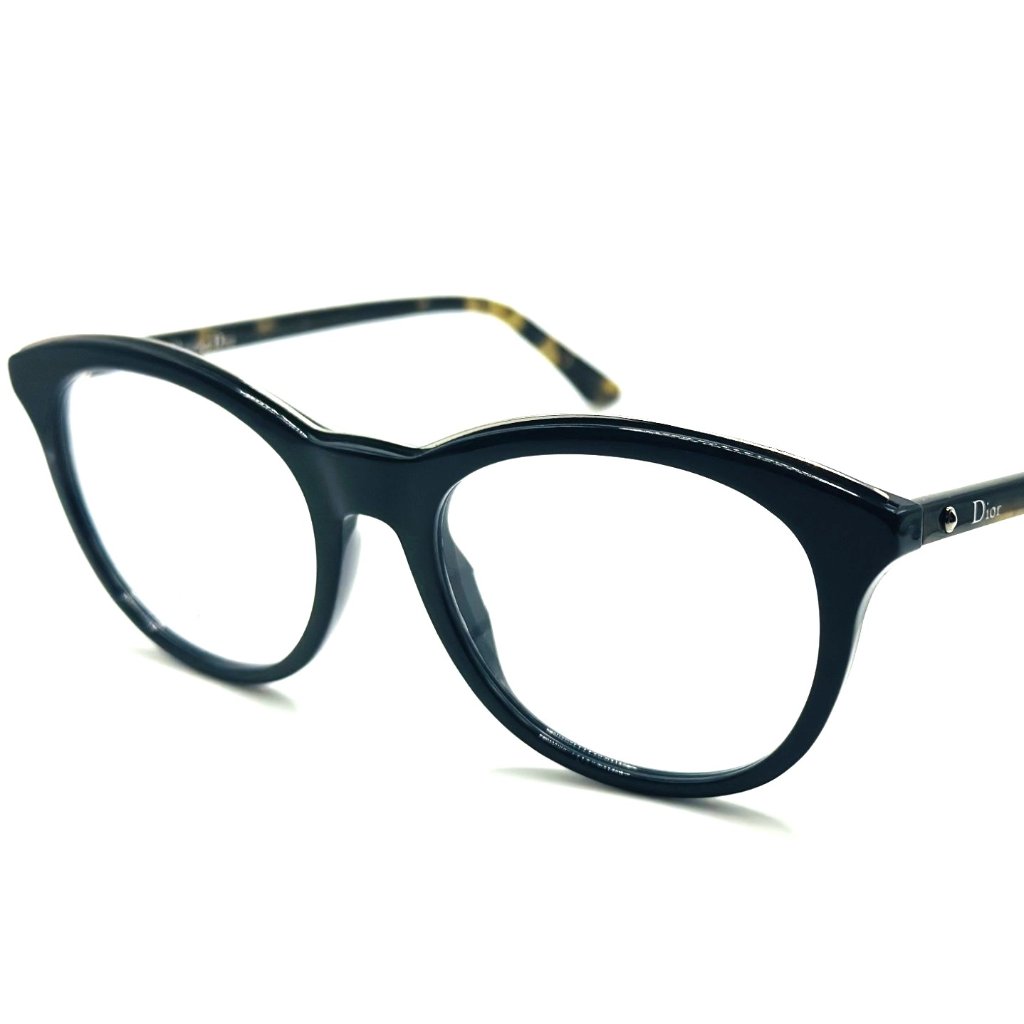 New Christian Dior Montaigne 41 Cf2 Blue Khaki Eyeglasses 52mm 19 145